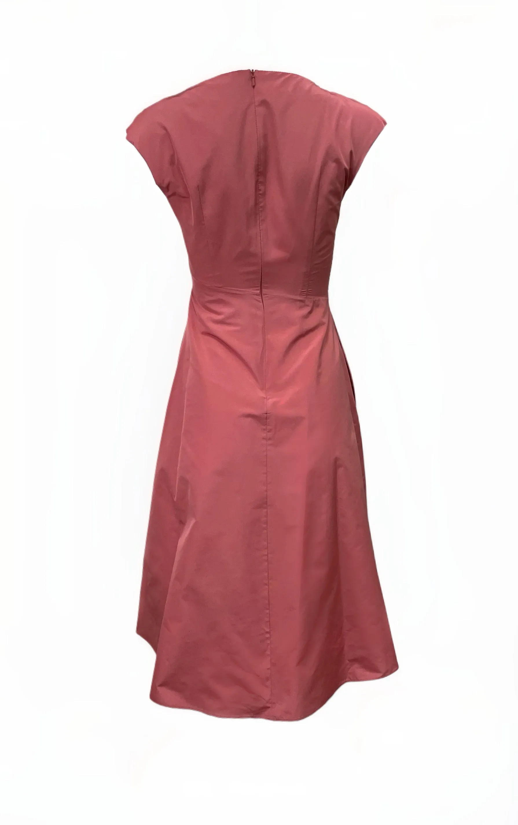 Max Mara Women's Rose Antique Erik A-Line Midi Dress NWT