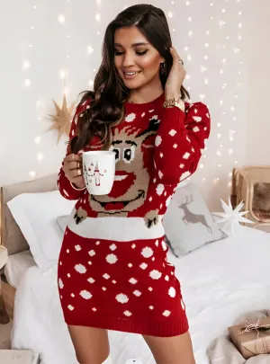 Melita | Cozy & chic knit dress for the holidays