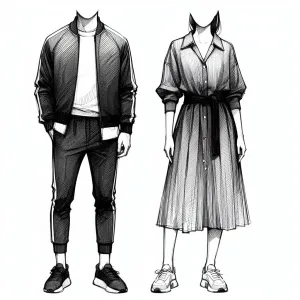 mens and womens apparel