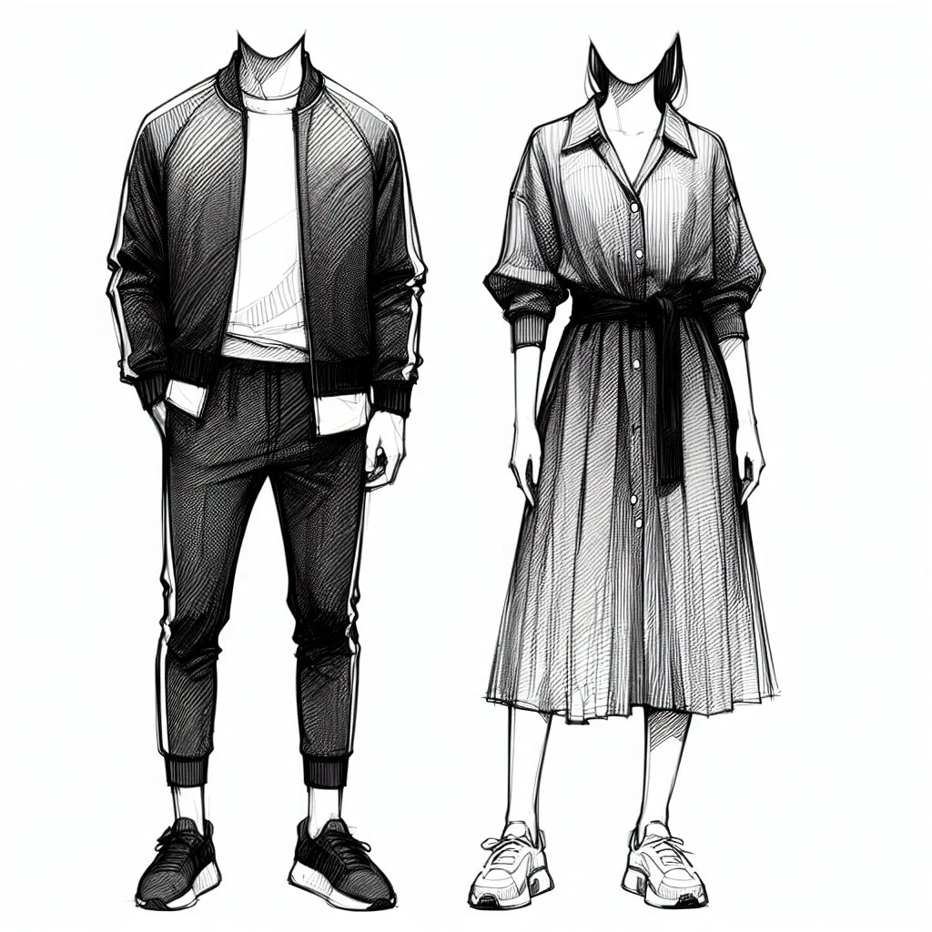 mens and womens apparel