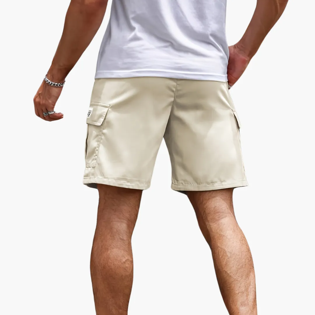 Men's Cargo Shorts - Versatile Outdoor Wear with Multiple Pockets