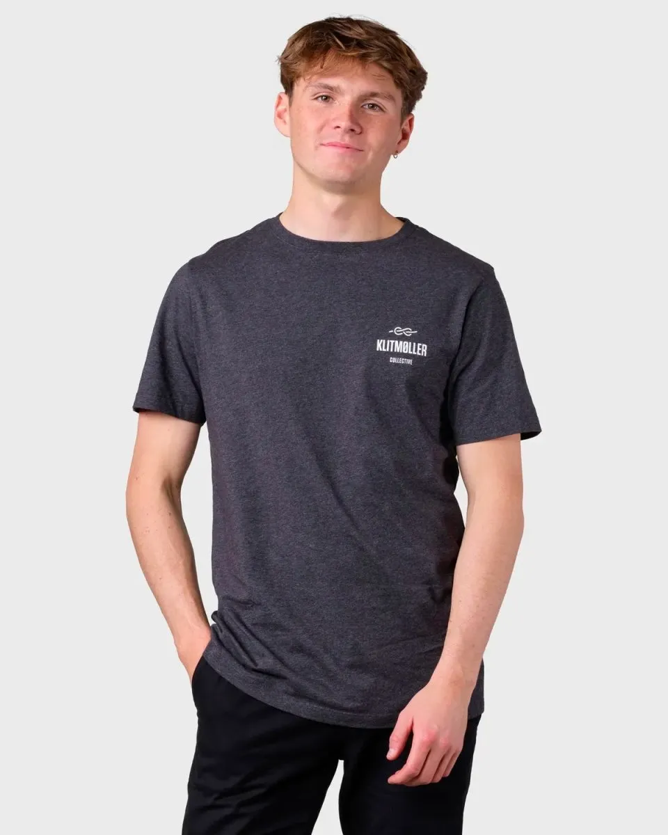 Mens Small Logo Tee - Anthracite