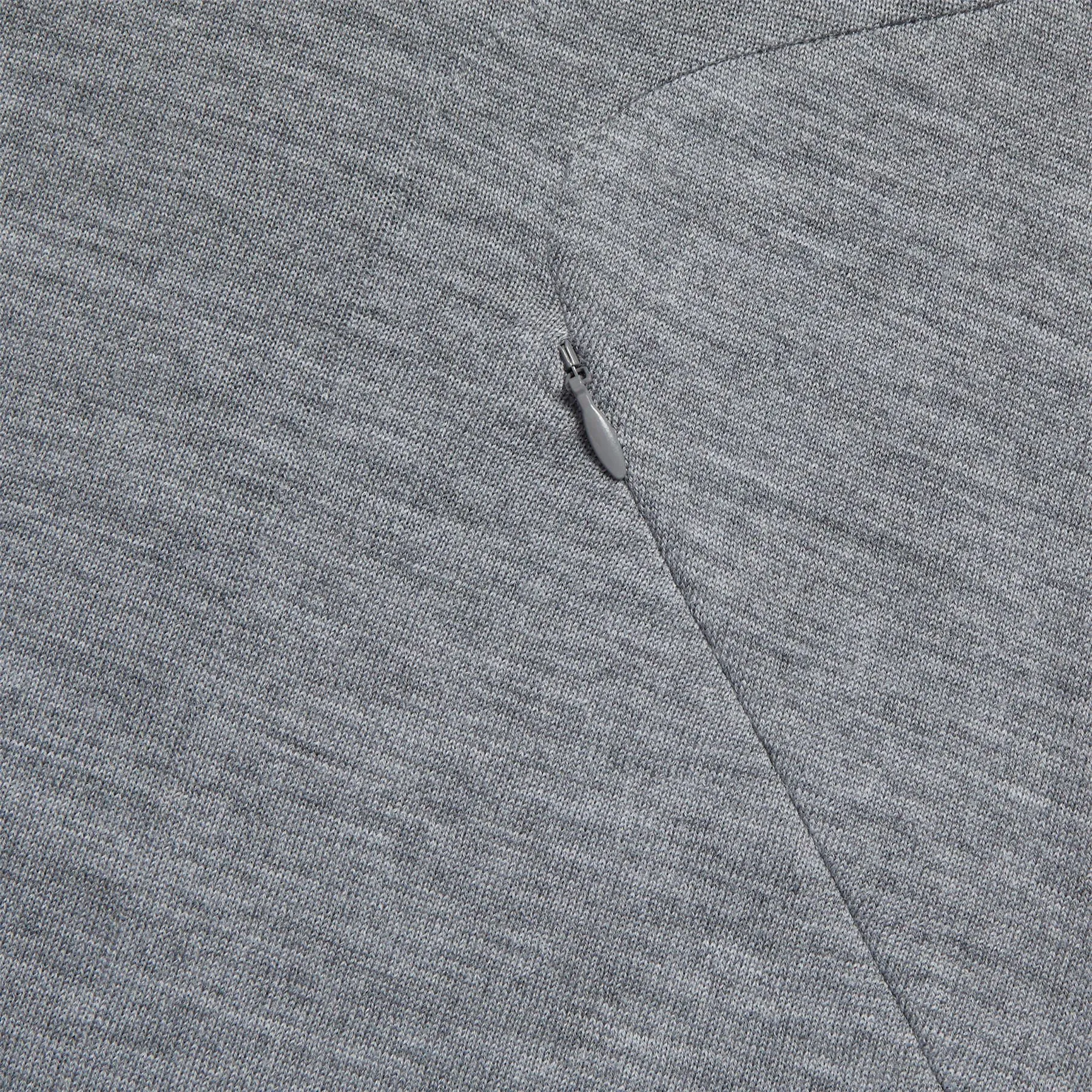 Merino Wool Pocket Sweater Dress Heather Grey