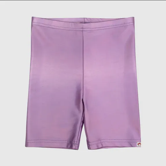 Metallic Bike Shorts