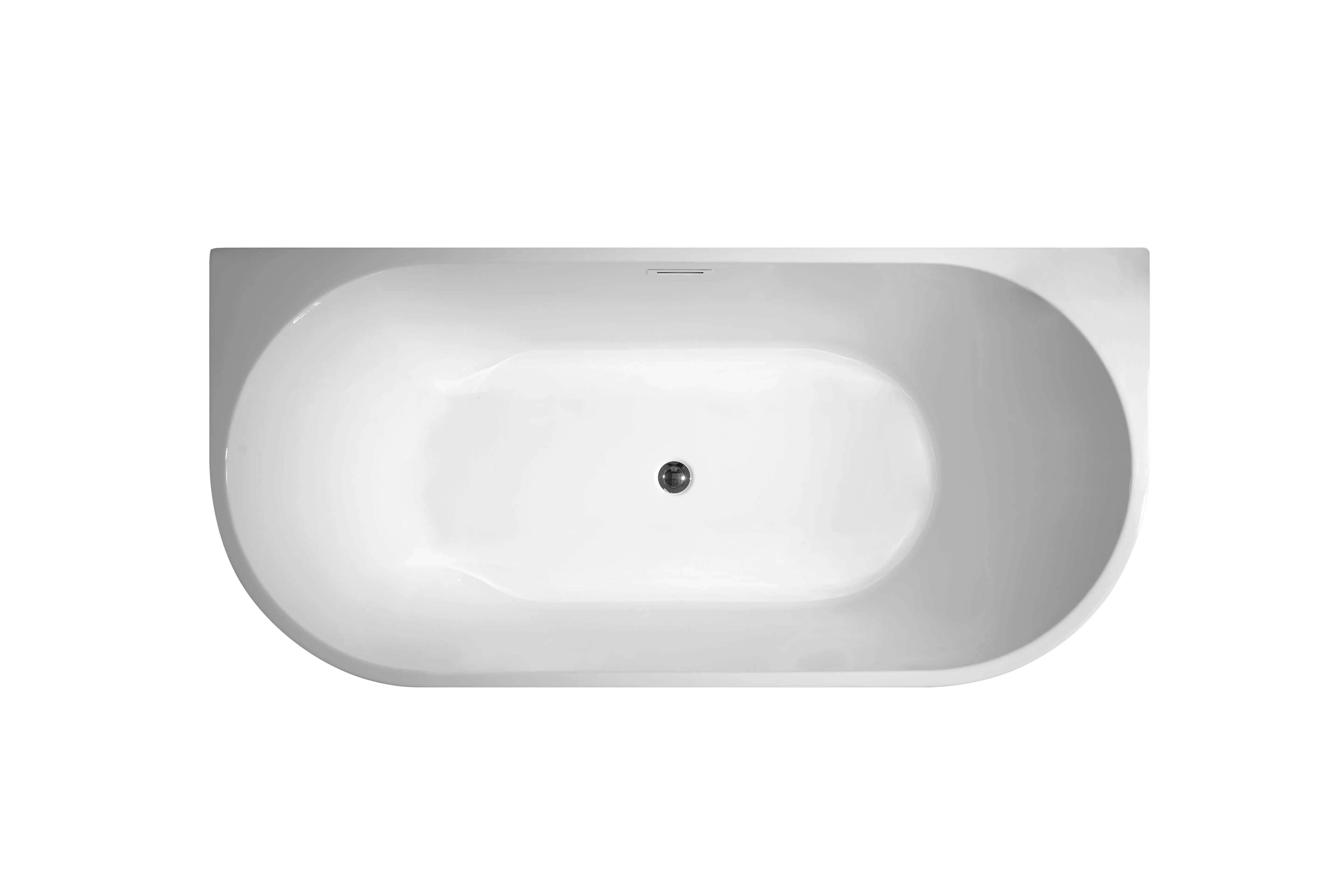 Miami 1500 - Acrylic Back-To-Wall Bath
