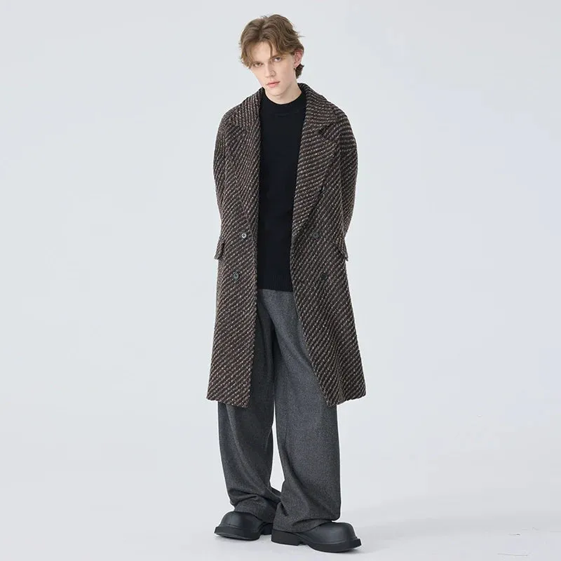 Mid-Length Woolen Coat
