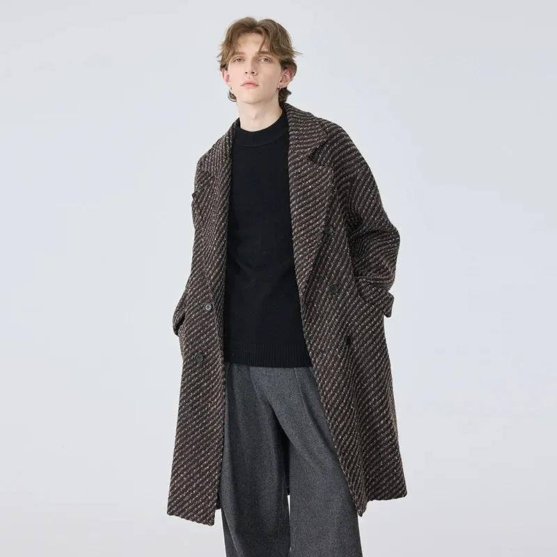 Mid-Length Woolen Coat