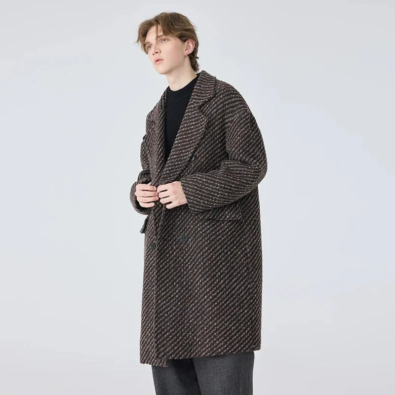 Mid-Length Woolen Coat