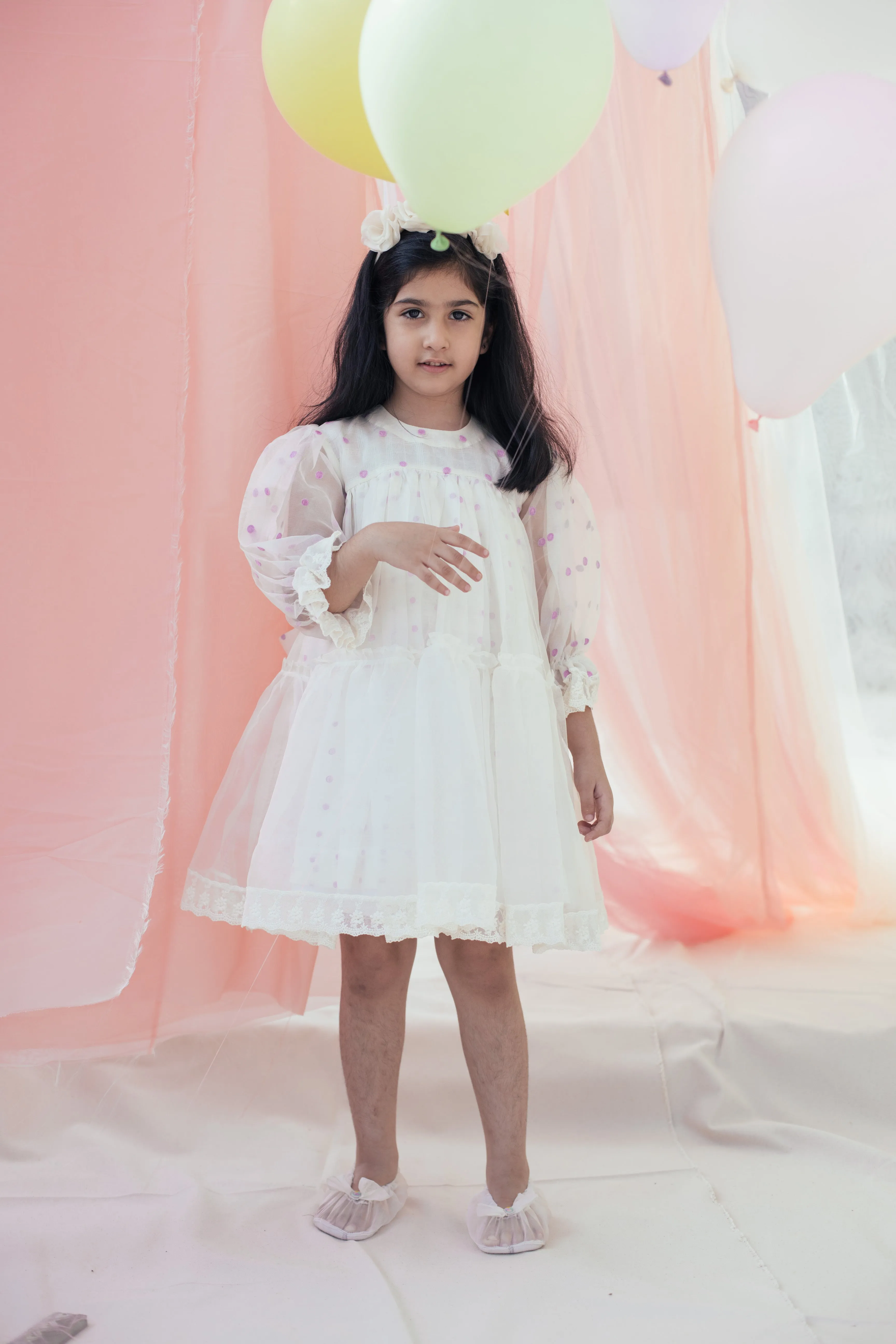 Mini orchid dress