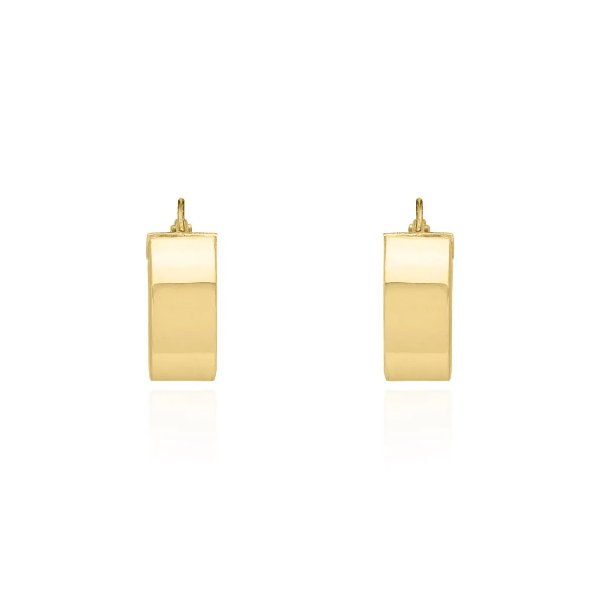 Mini Square Tube Huggie Hoop Earrings
