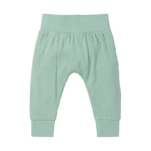 Mint Ribbed Joggers