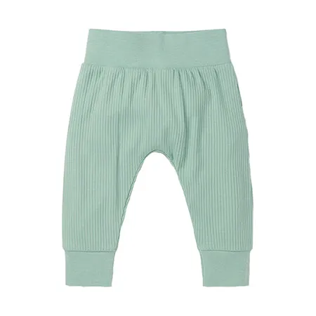 Mint Ribbed Joggers