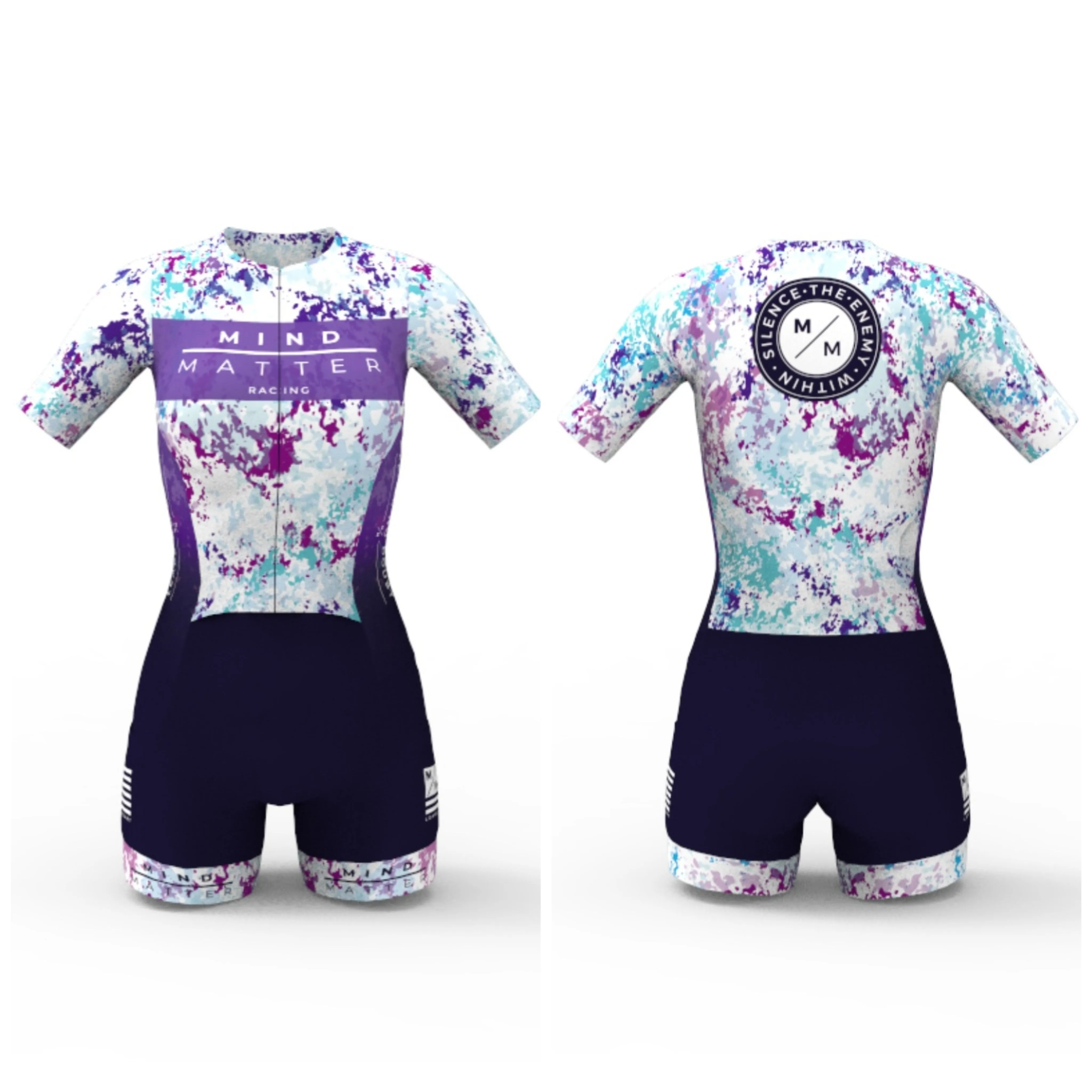 MM Racing - Purple Paint Splash - Womens Trikit