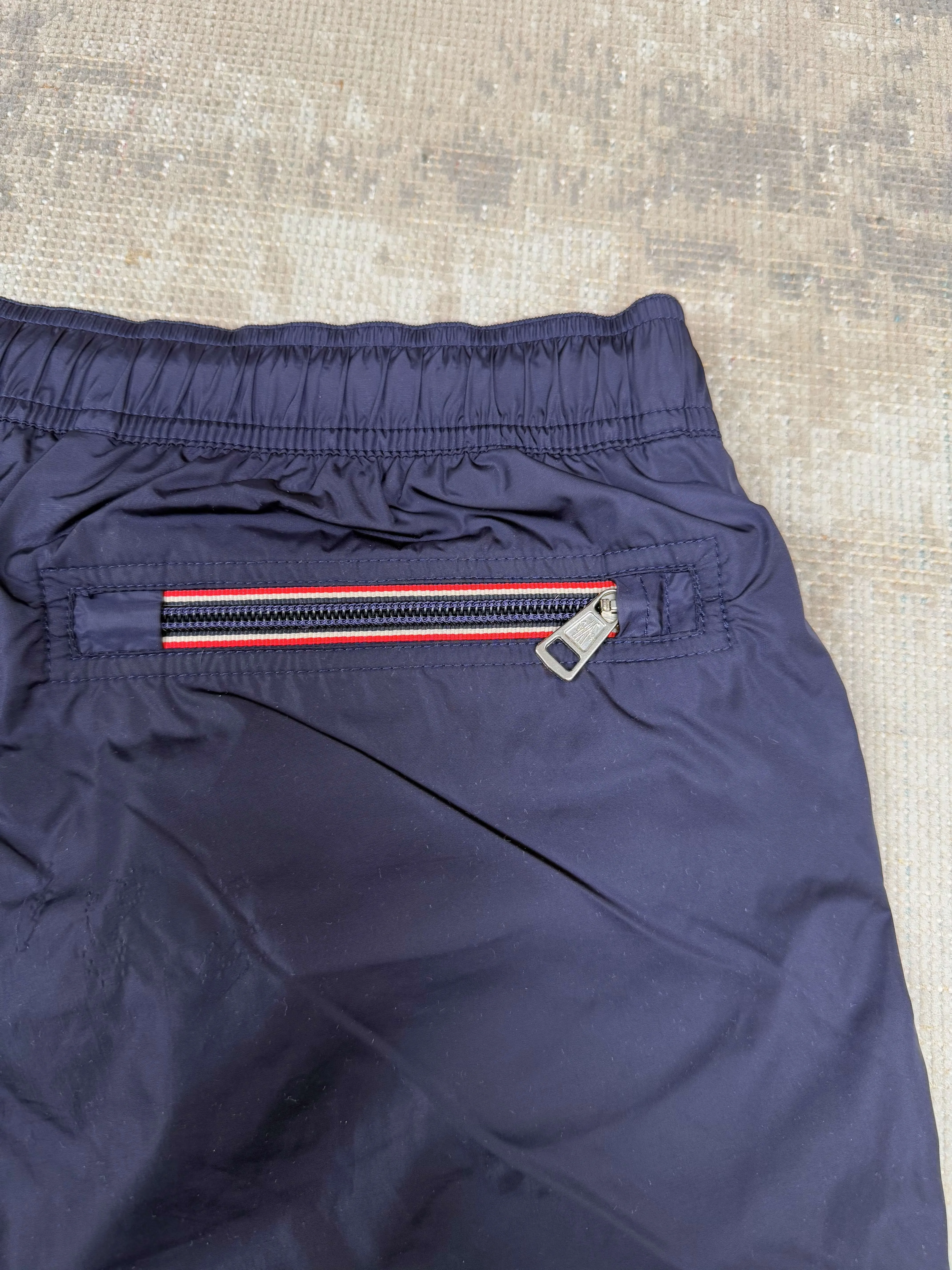 Moncler Badge Logo Swim Shorts - Navy