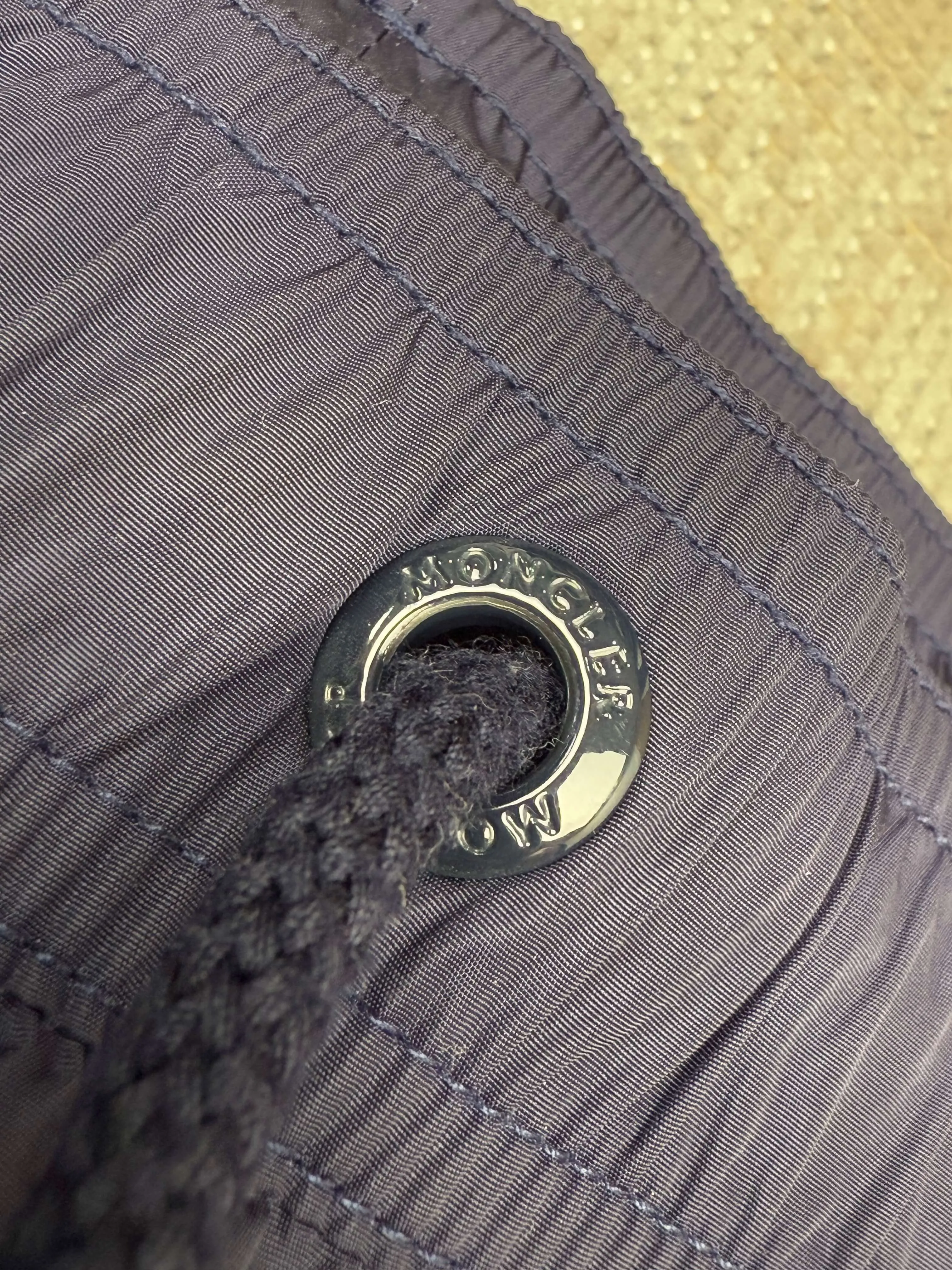 Moncler Badge Logo Swim Shorts - Navy