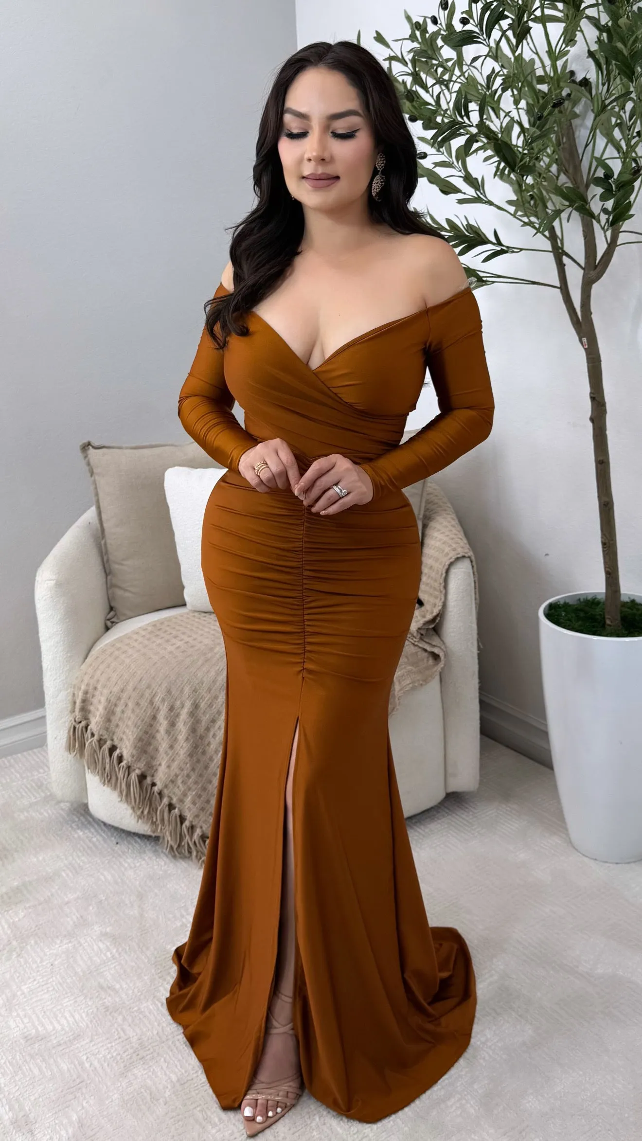 MONTECARLO COPPER DRESS