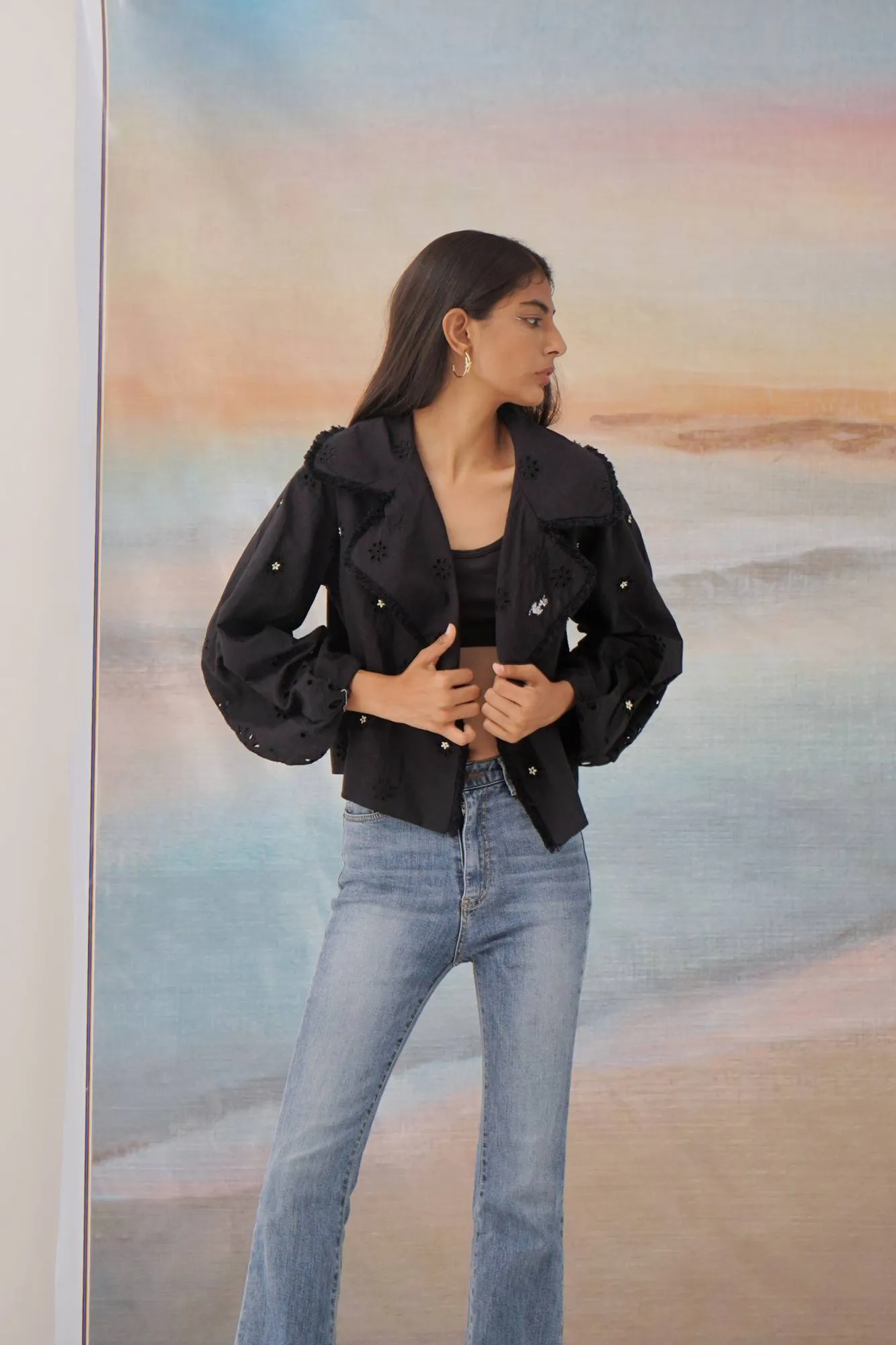 Montreal Cotton Schiffli Jacket