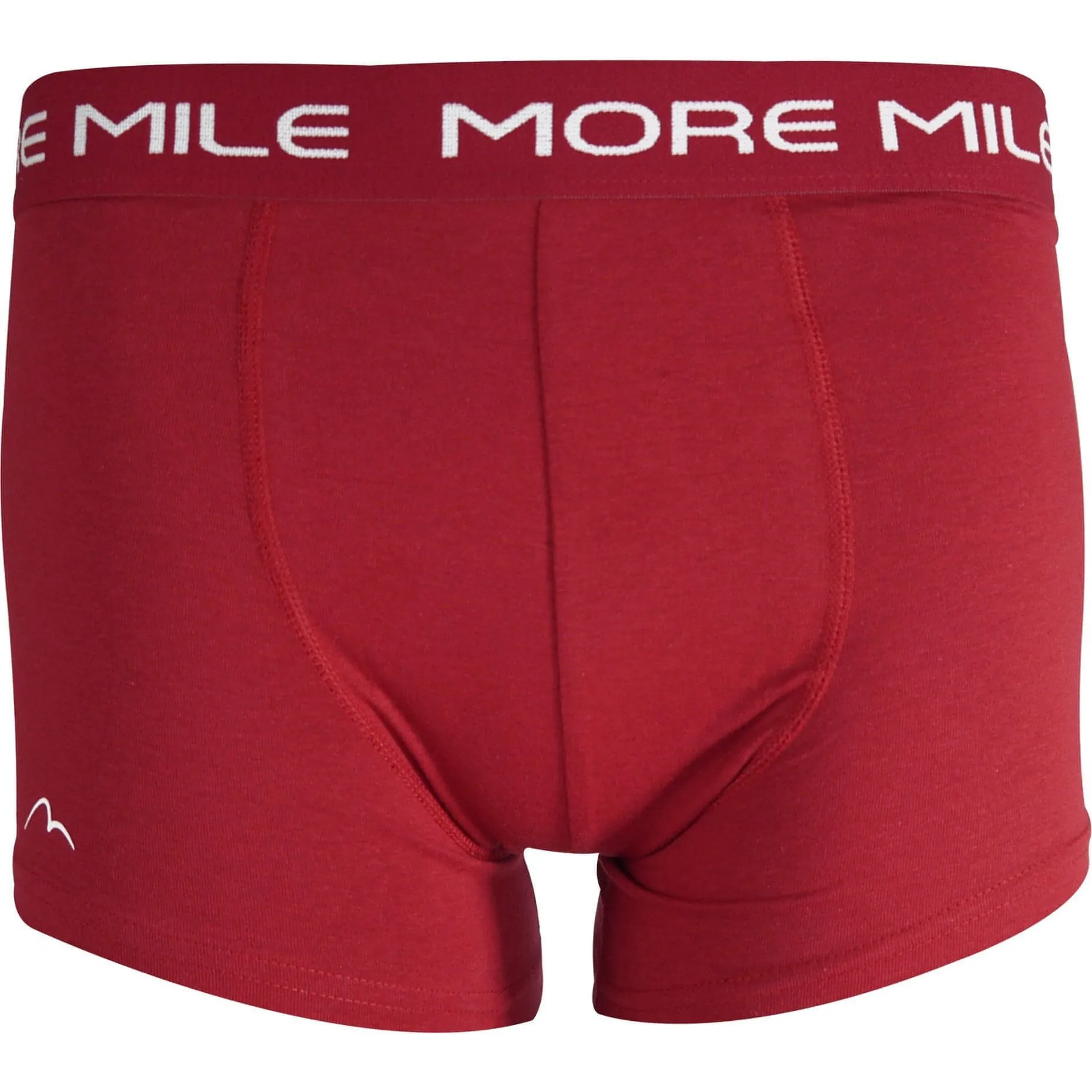 More Mile Classic (2 Pack) Mens Boxer Shorts - Black