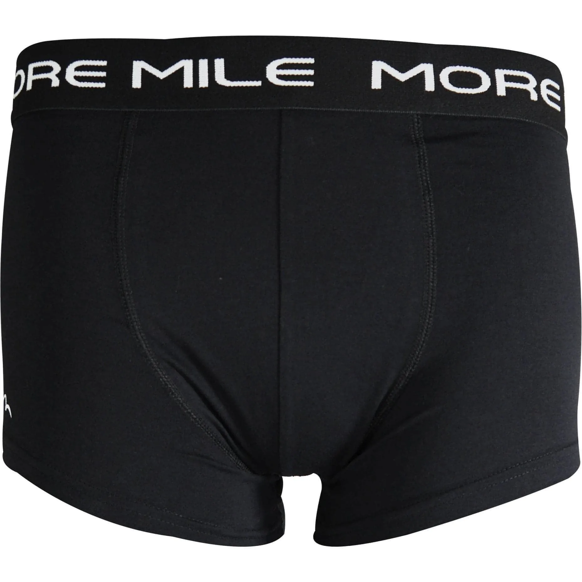 More Mile Classic (2 Pack) Mens Boxer Shorts - Black