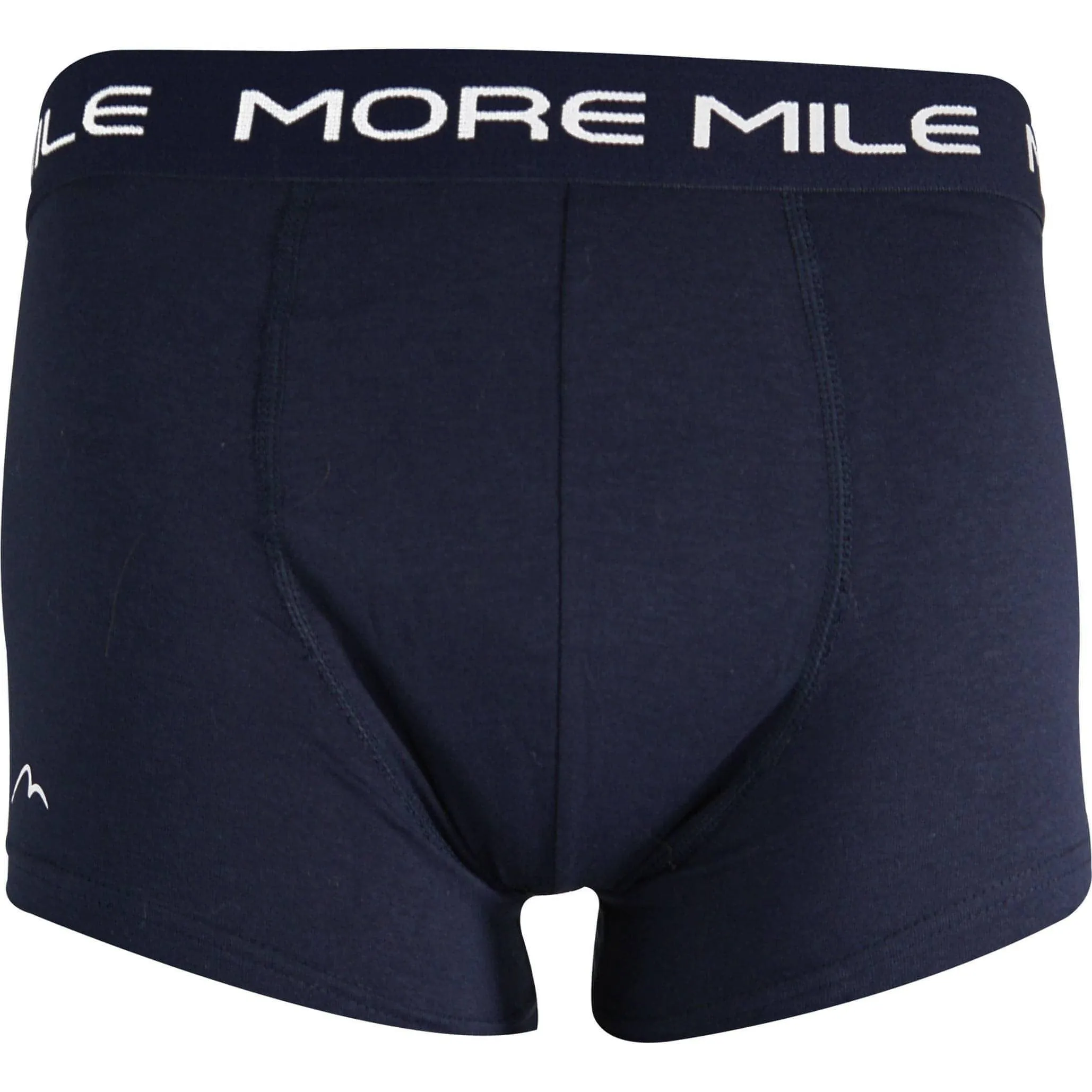 More Mile Classic (2 Pack) Mens Boxer Shorts - Navy