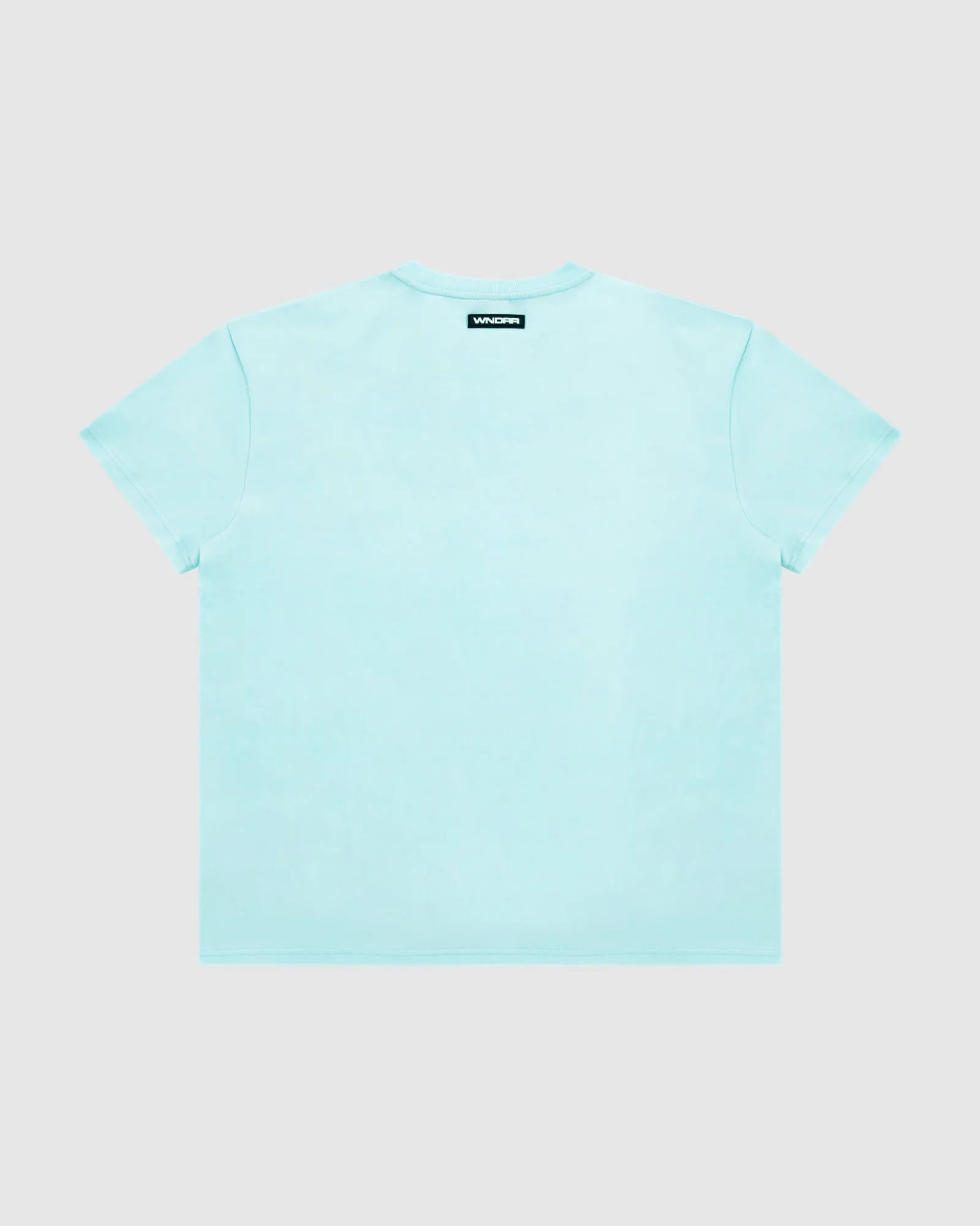 MOTIF BOX FIT TEE - BABY BLUE