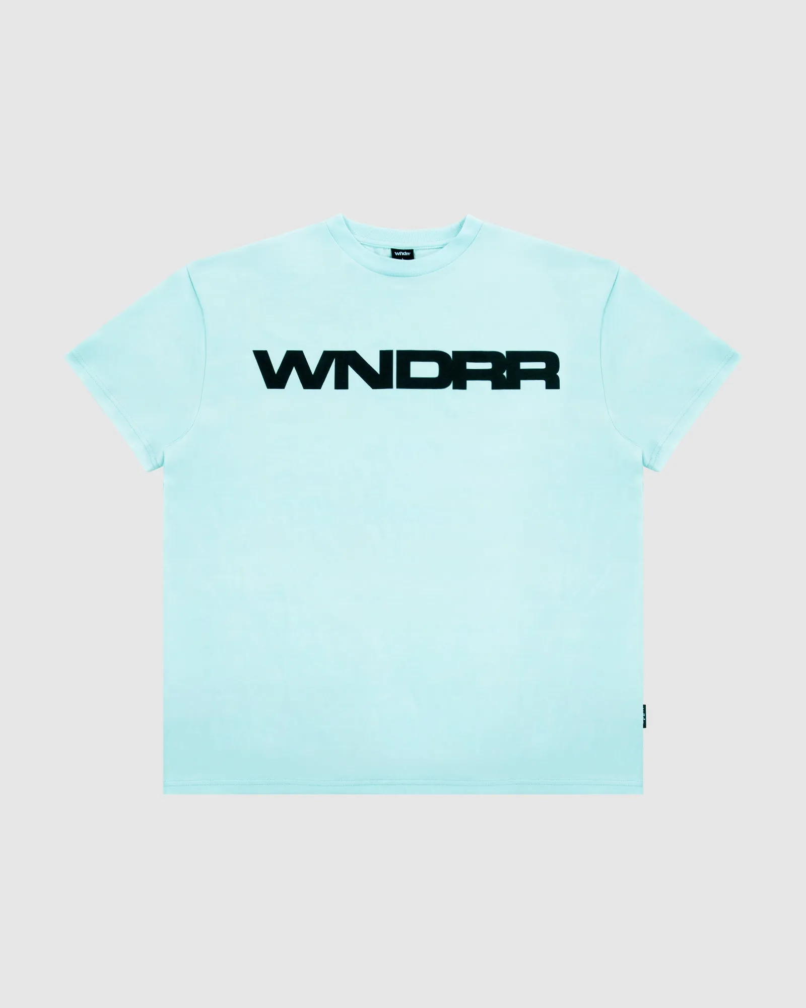 MOTIF BOX FIT TEE - BABY BLUE