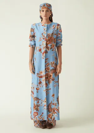 Muria blue embroidered jacket