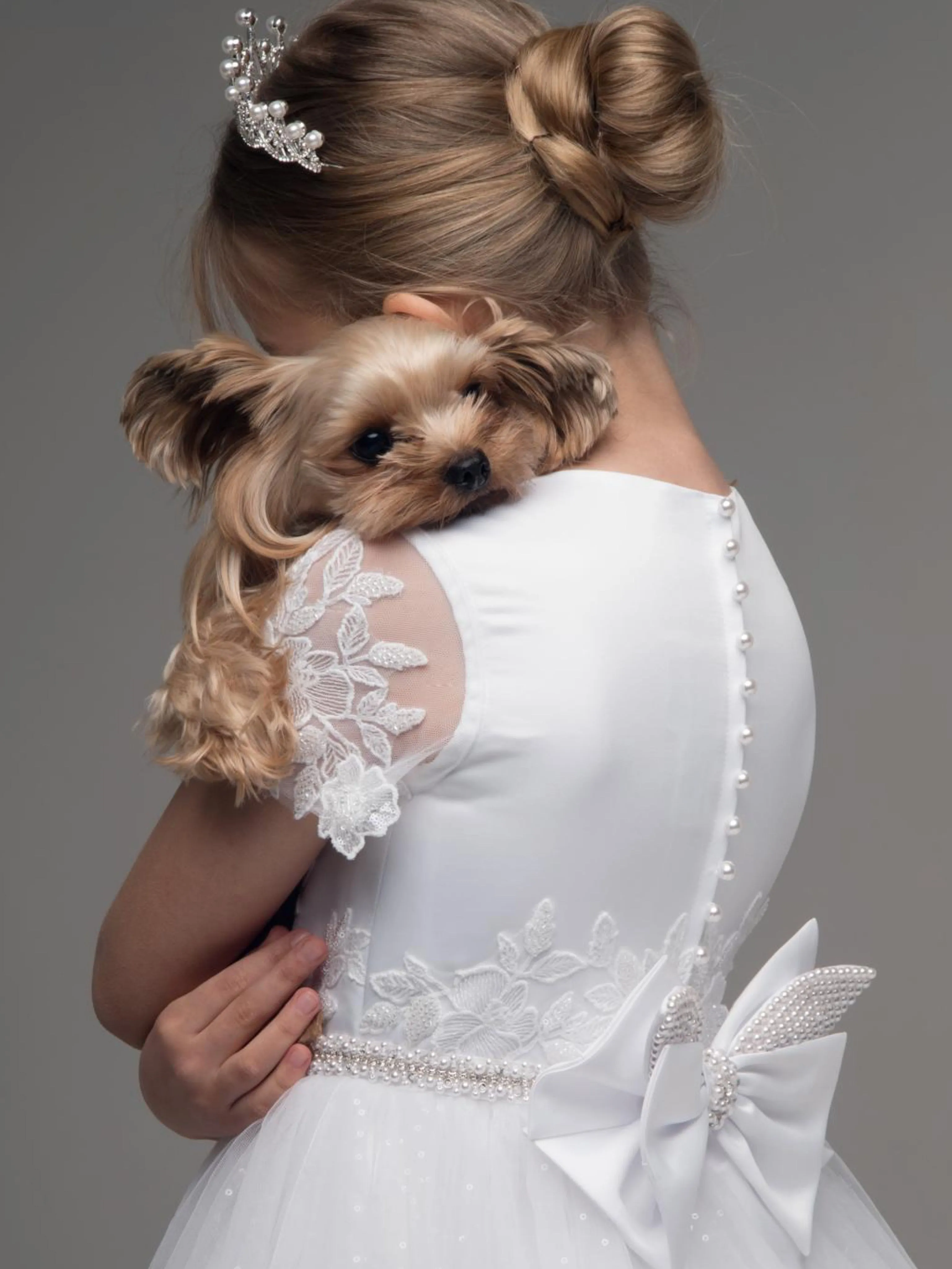 'Nancy' White Communion Dress