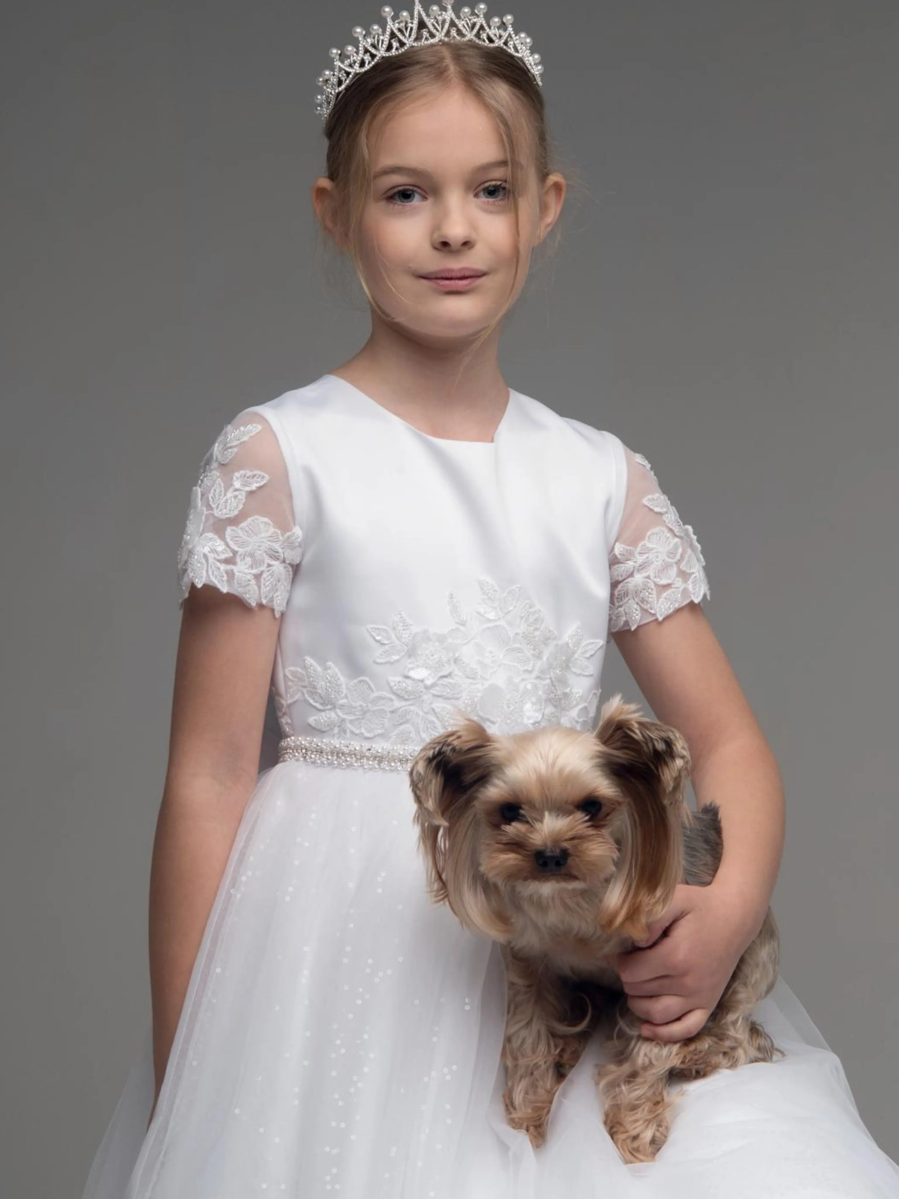 'Nancy' White Communion Dress