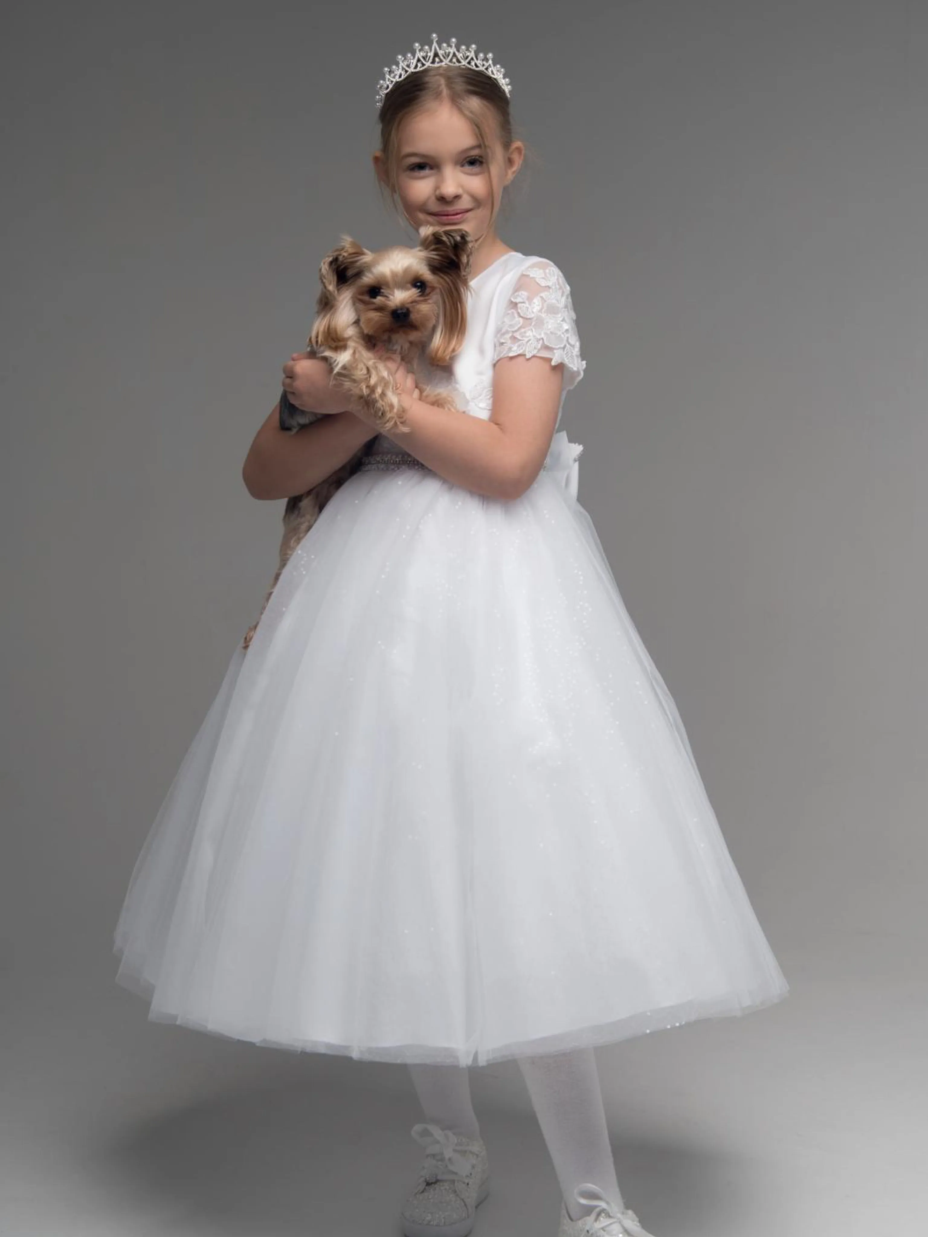 'Nancy' White Communion Dress