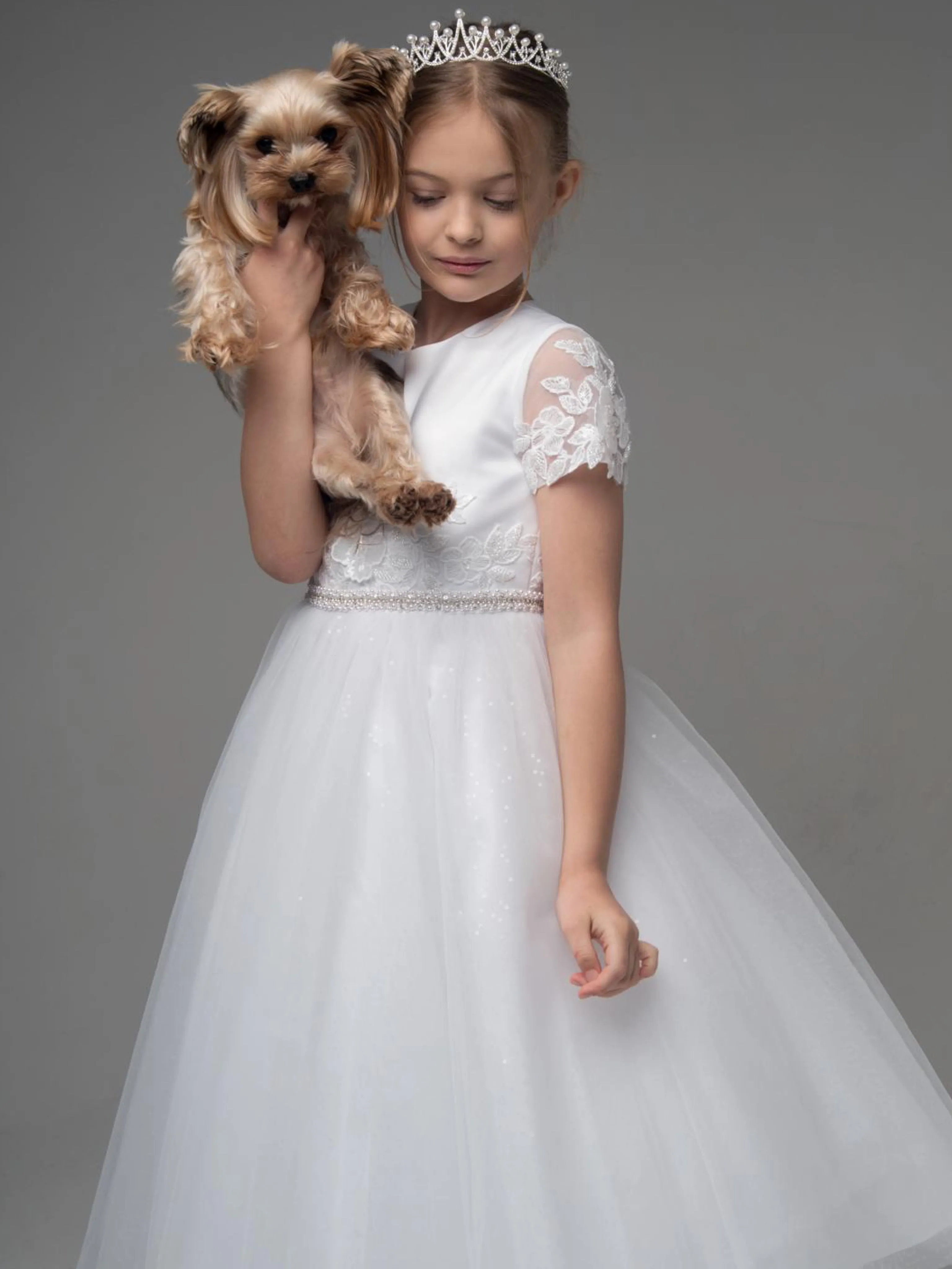 'Nancy' White Communion Dress