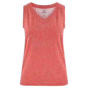 Neha V-Neck Tank Top - Sorbet Leaf