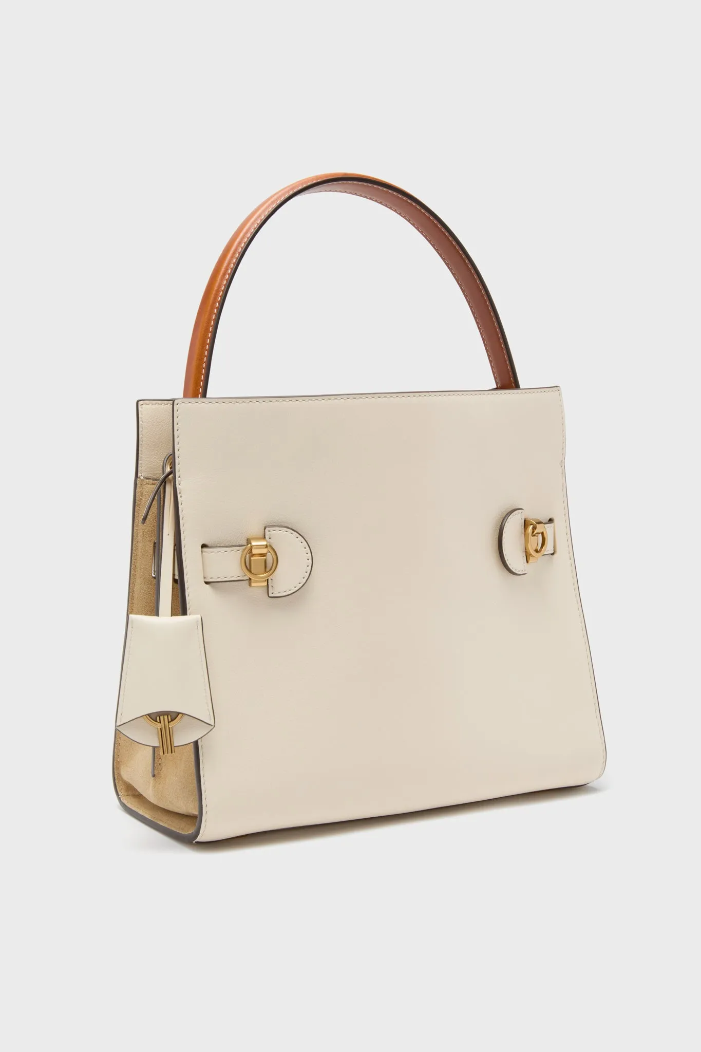 New Cream Lee Radziwill Small Double Bag