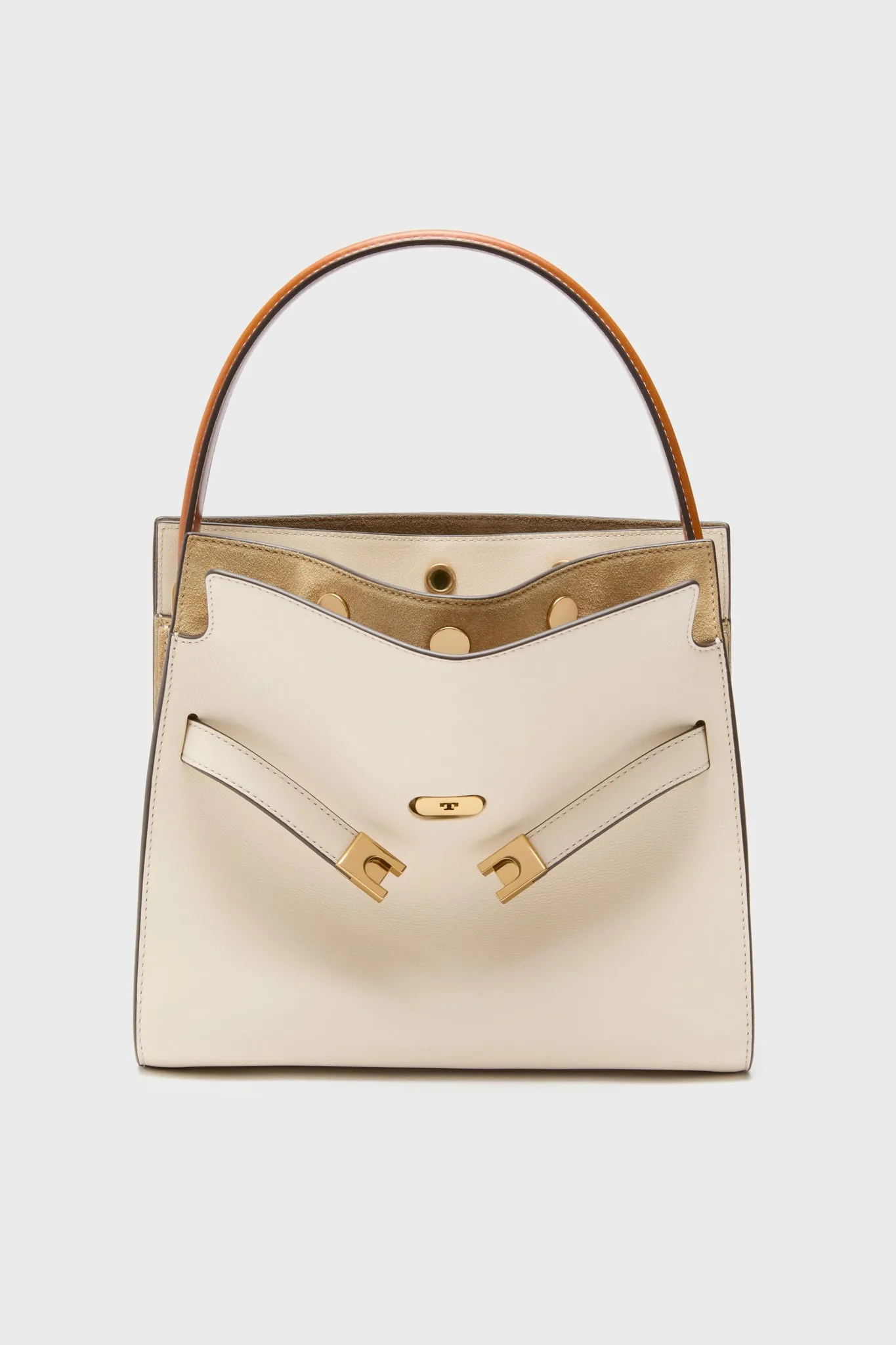 New Cream Lee Radziwill Small Double Bag