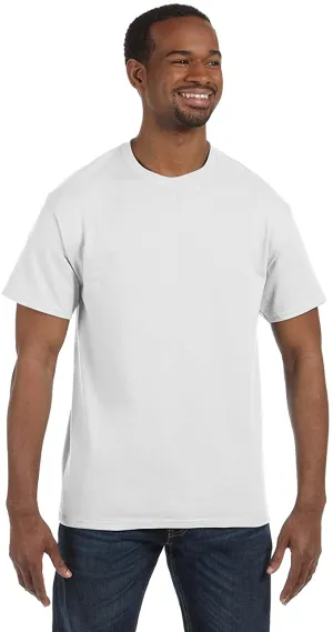 New Gildan Mens Standard White Crew T-Shirts, White, 3 Pack, Sz XL!