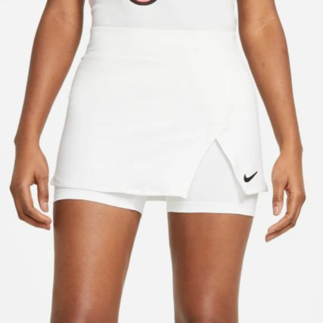 Nike Womens Court Victory Skirt - White/Black