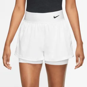 Nike Women's Dri-FIT Advantage Short (White/Black)
