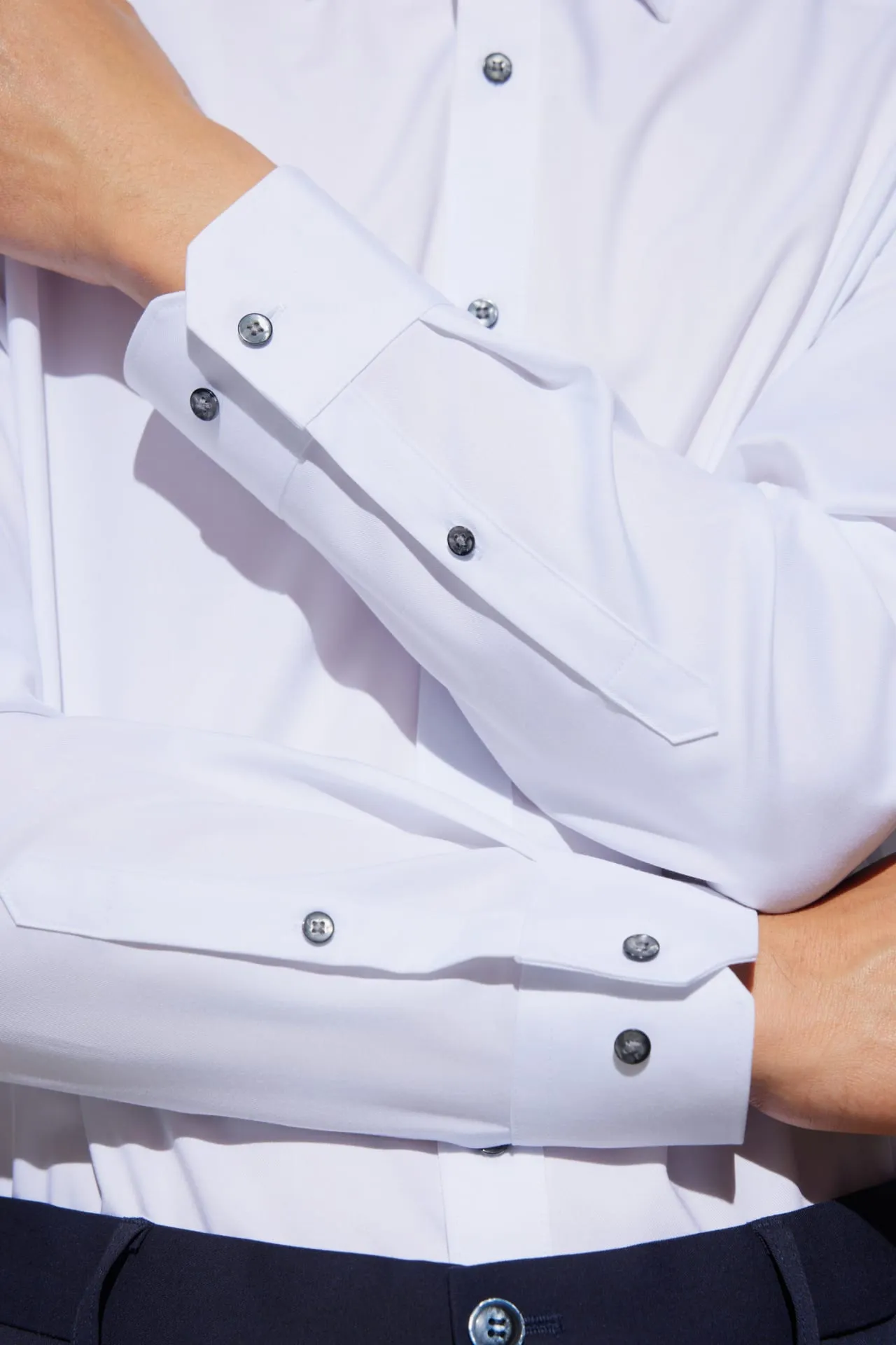 Non-Iron Silky Touch Smart Fit Twill Shirt with Design Detail