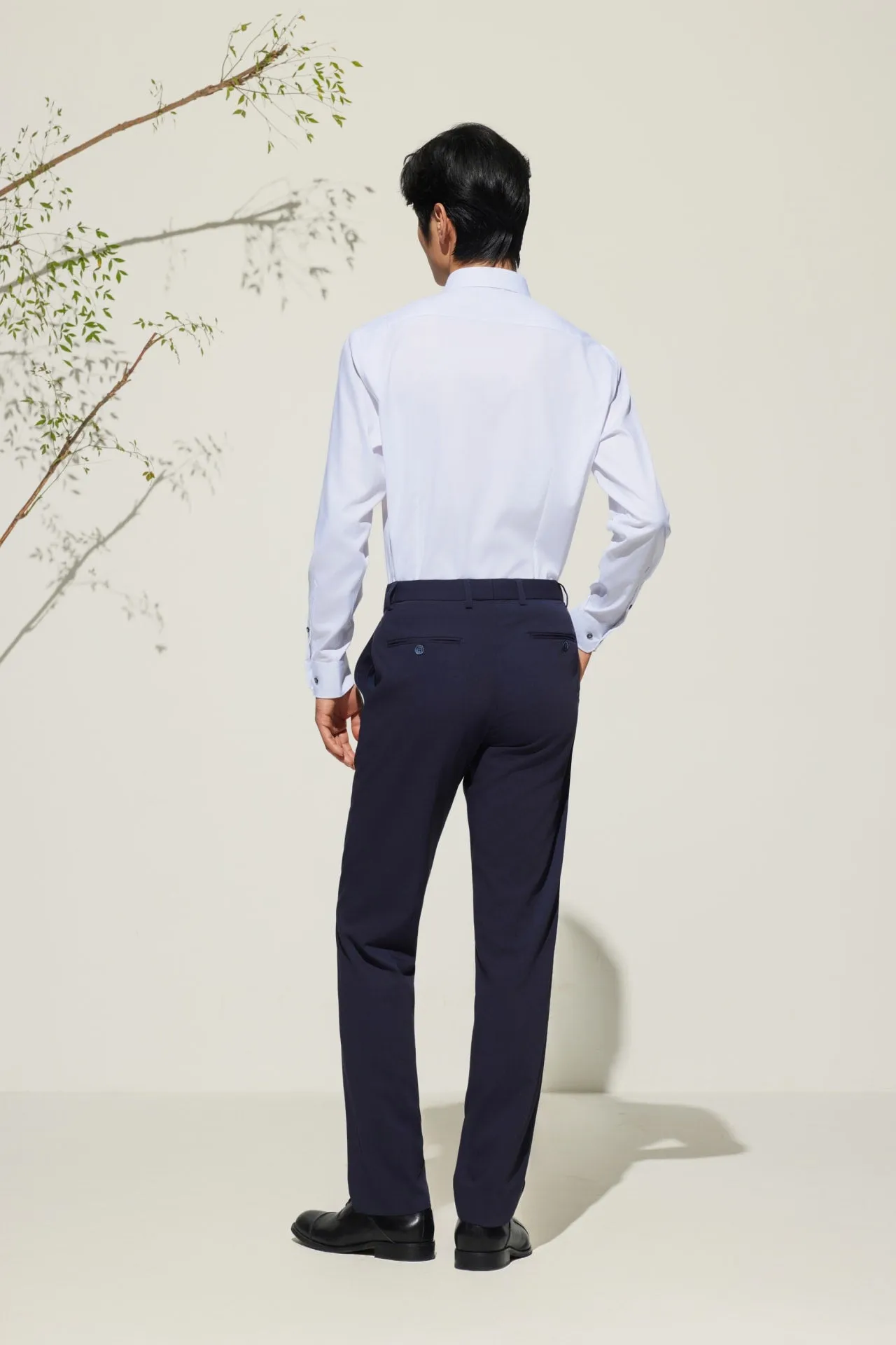 Non-Iron Silky Touch Smart Fit Twill Shirt with Design Detail