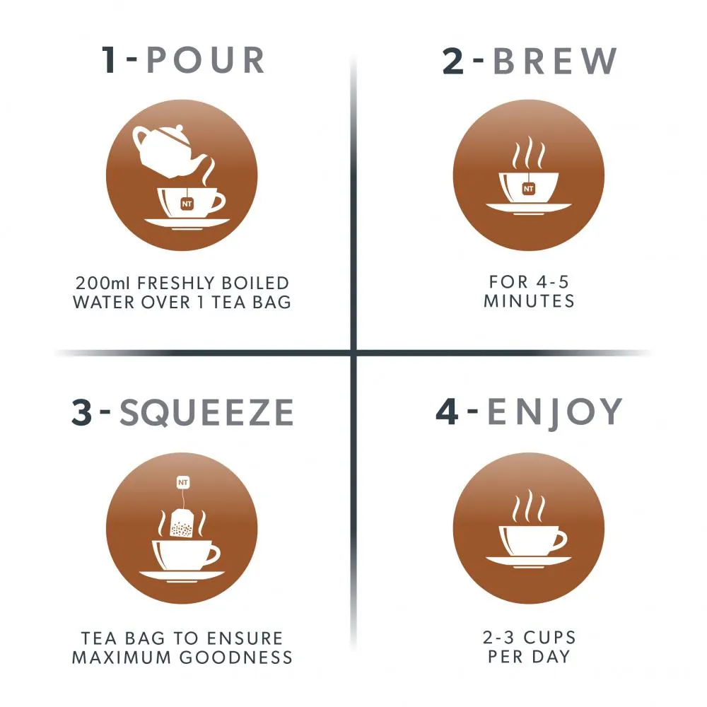 Nutratea Ginseng & Ginger Tea Bags 20's