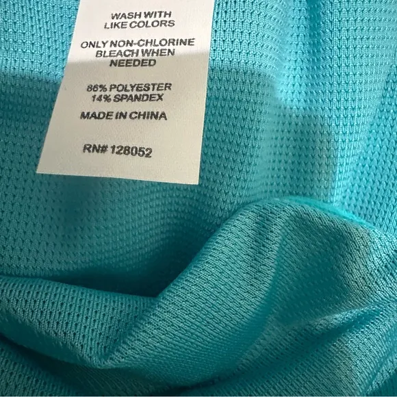 NWT Savvi Women’s Athletic Teal Shorts Size Small