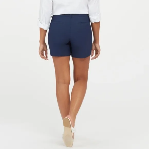 NWT Spanx Sunshine Shorts 6” In Sunkissed Navy Blue
