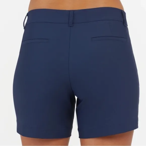 NWT Spanx Sunshine Shorts 6” In Sunkissed Navy Blue