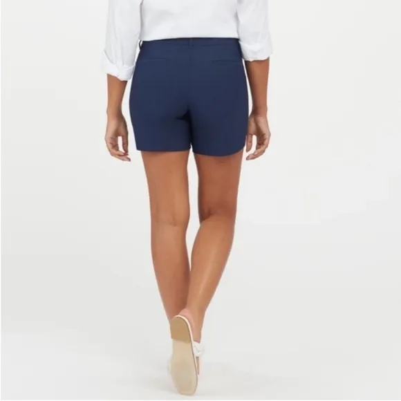 NWT Spanx Sunshine Shorts 6” In Sunkissed Navy Blue