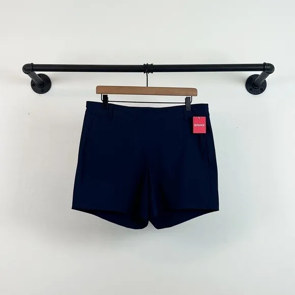 NWT Spanx Sunshine Shorts 6” In Sunkissed Navy Blue