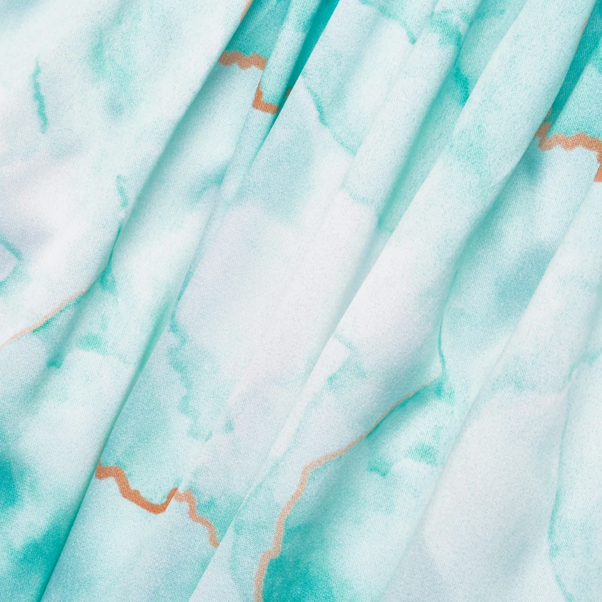 Ocean Baby Girls Jasmine Marble Satin Smocked Petticoat Layered Dress (3M-6Yrs)