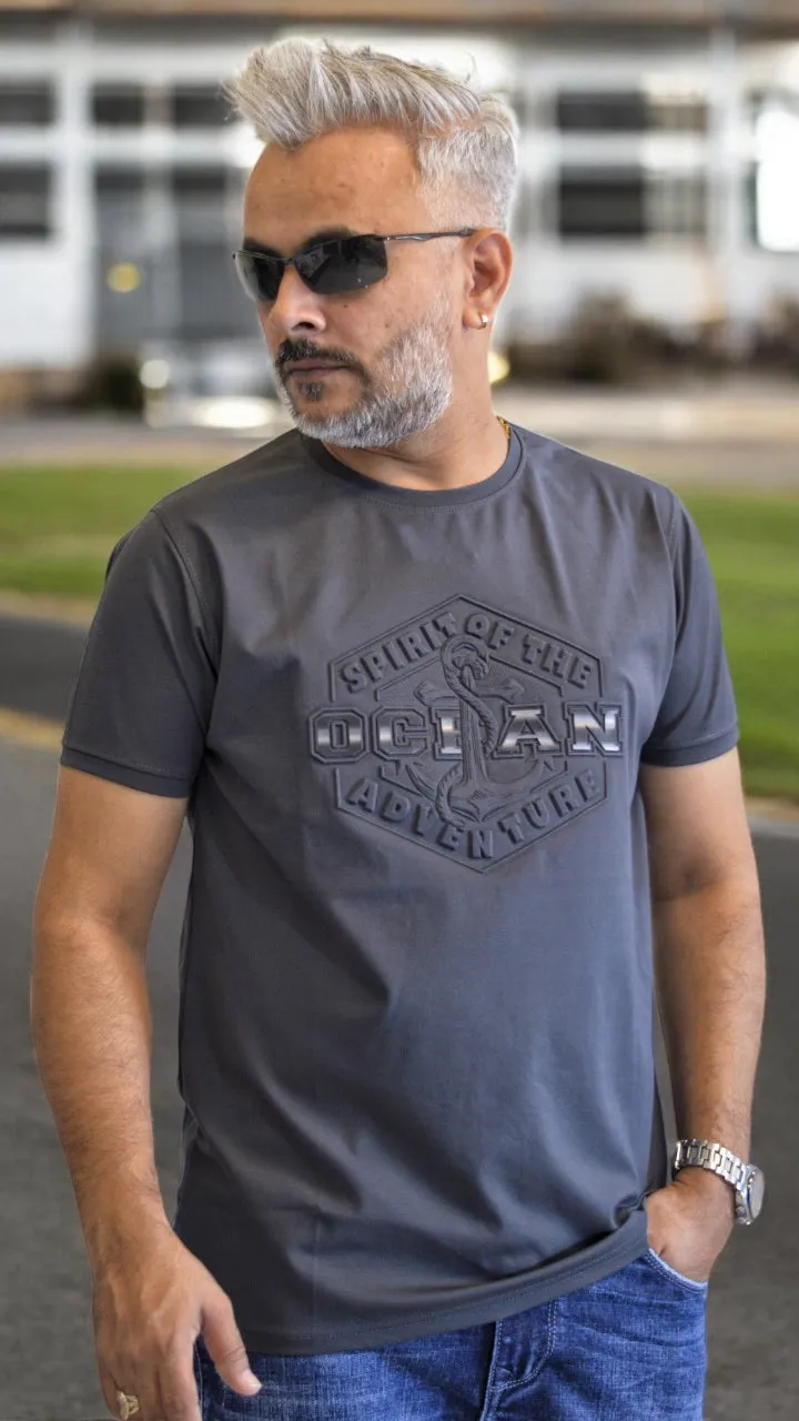 Ocean Premium Vacuum Emboss Men's T-shirt