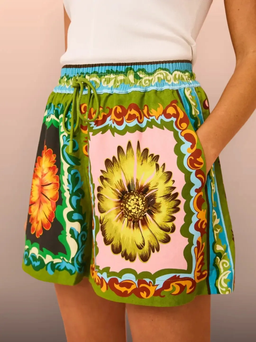 Olivia™ - Floral Shorts Set