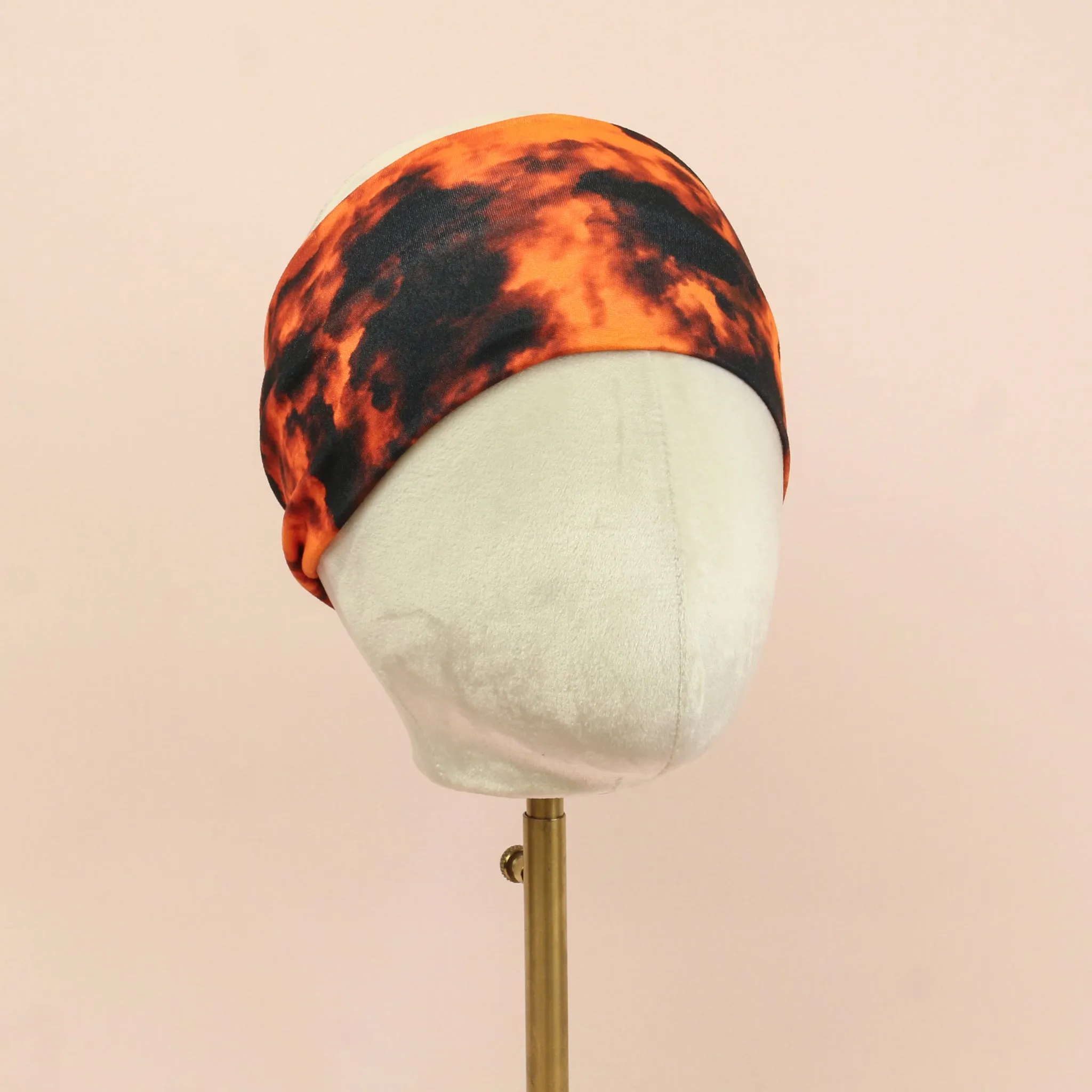 Orange and Black Stretch Headband