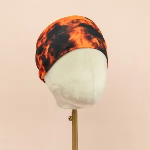 Orange and Black Stretch Headband